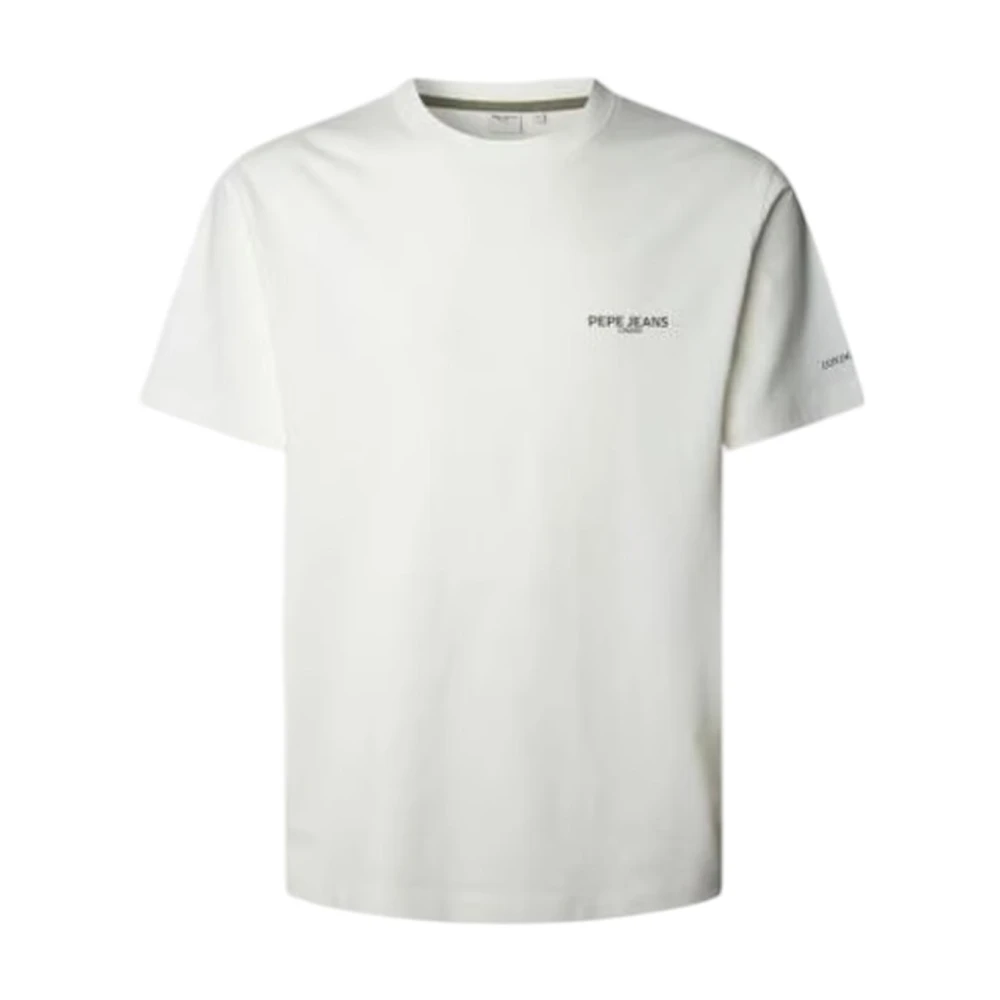 Pepe Jeans Men's White Terry T-Shirt