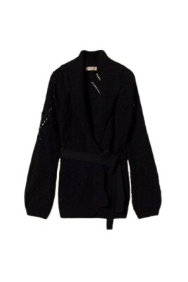 knit-openwork-belted-cardigan