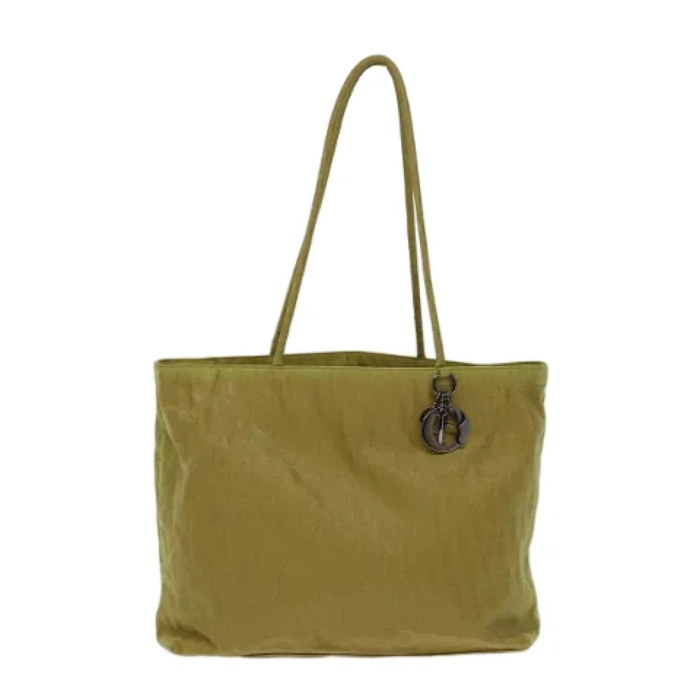 Dior Vintage Pre-owned Canvas totes Green Dames