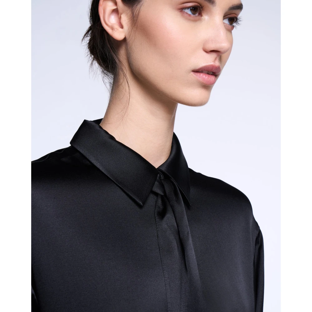 Silvian Heach Overhemdjurk Black Dames