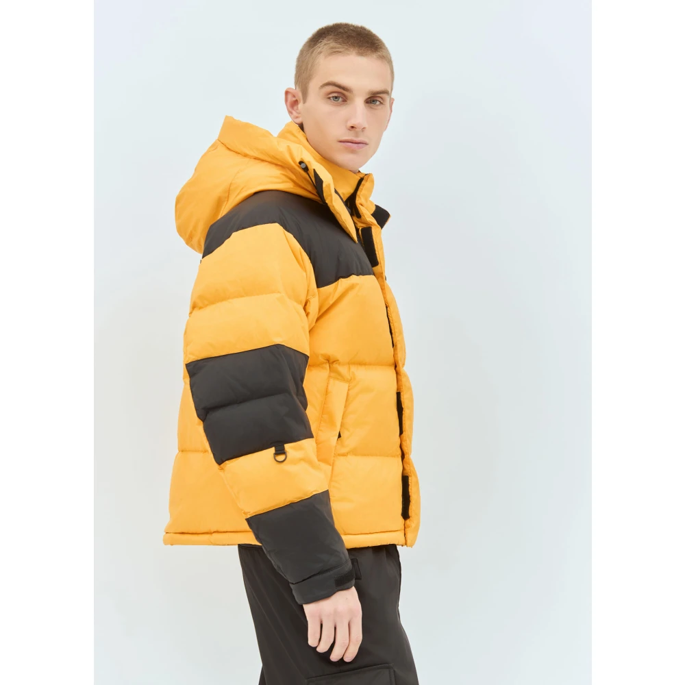 The North Face Baltoro Donsjas met Afneembare Capuchon Yellow Heren