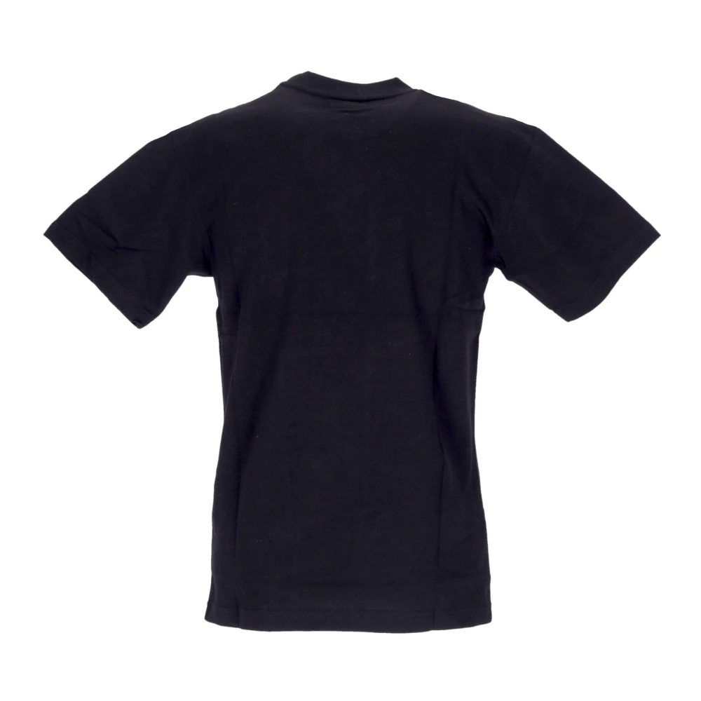 Market Basketbalspel Tee met Smiley Print Black Heren