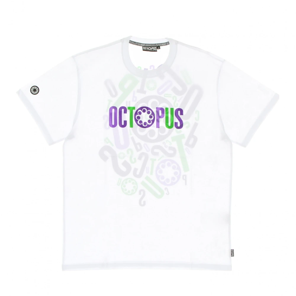 Octopus Heren Logo Tee Streetwear Collectie White Heren