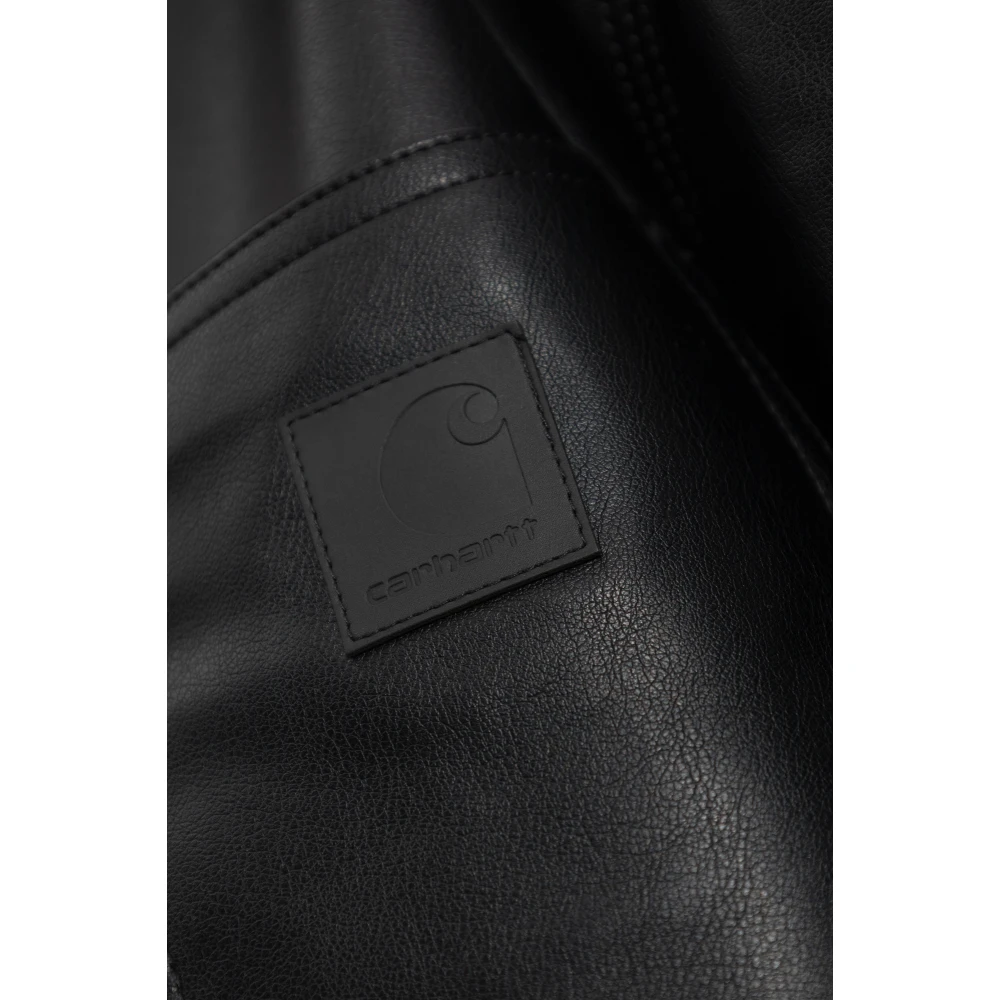 Carhartt WIP Jas gemaakt van eco-leer Black Dames