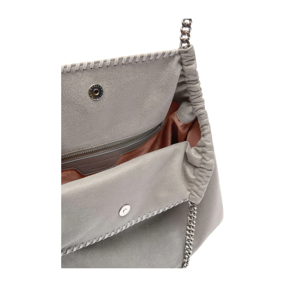 Stella Mccartney Grijze Handtas met Kettingrand Gray Dames