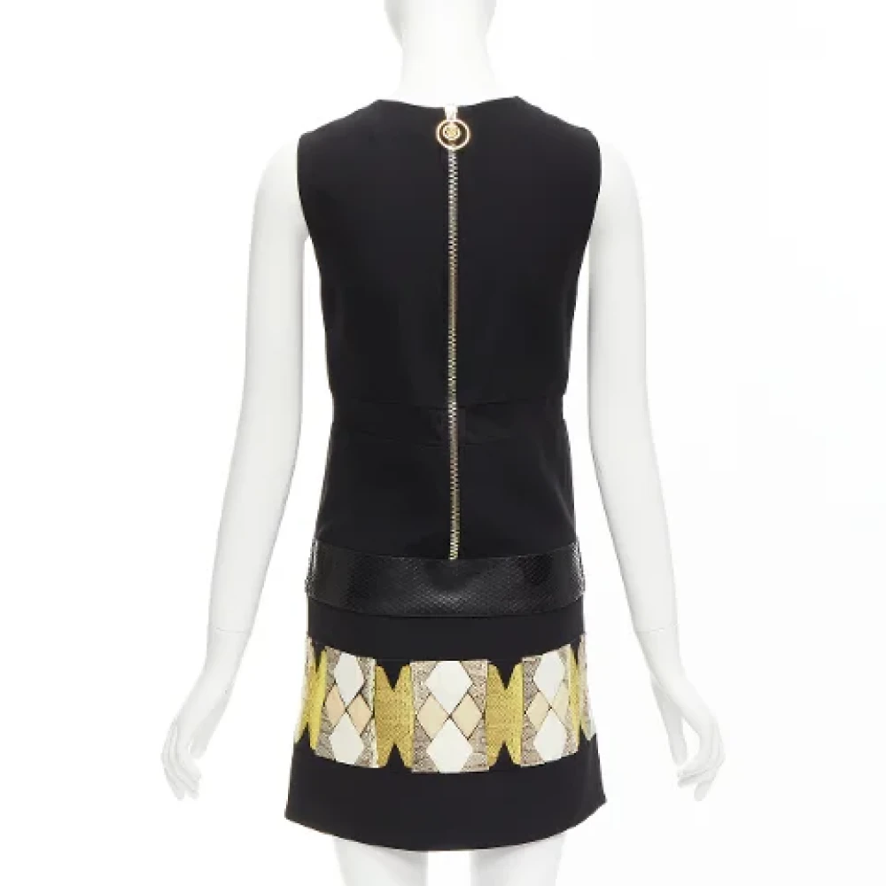 Versace Pre-owned Fabric dresses Black Dames