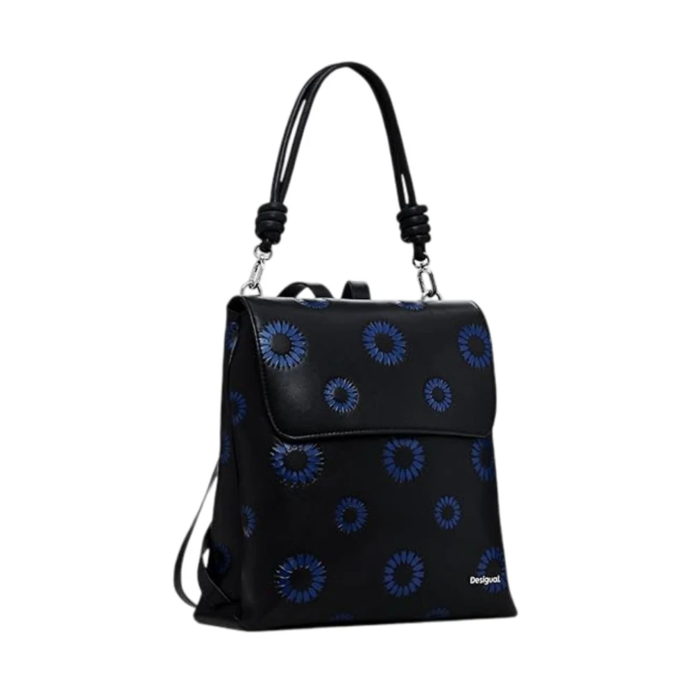 Desigual Stijlvolle Rugzak Black Dames