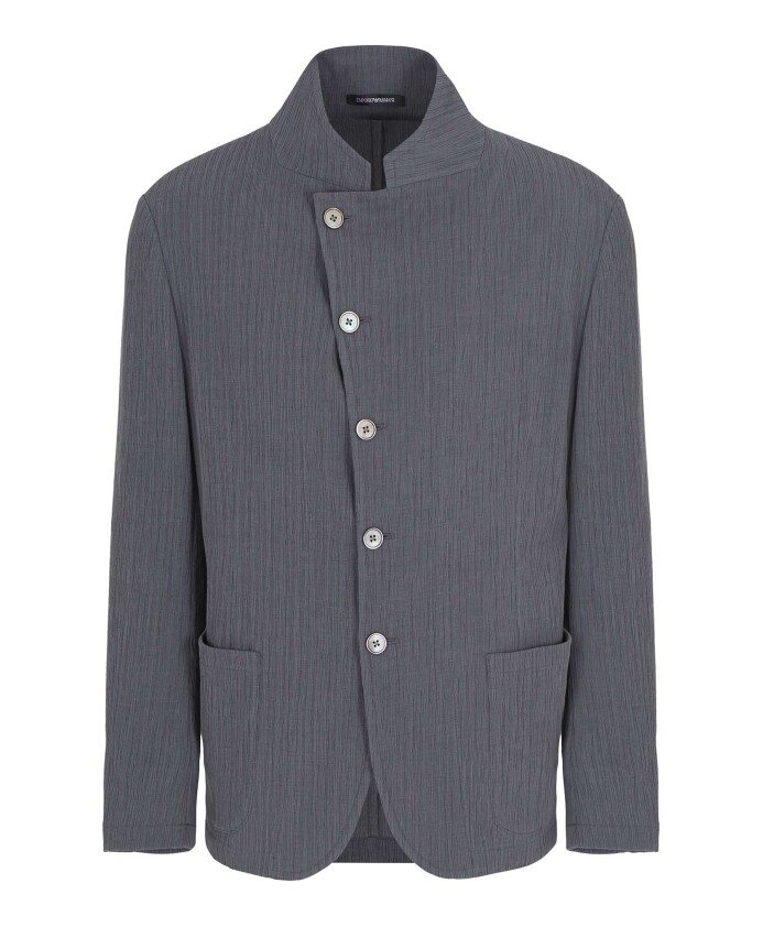 blazer-gris-col-guru-fermeture-decalee