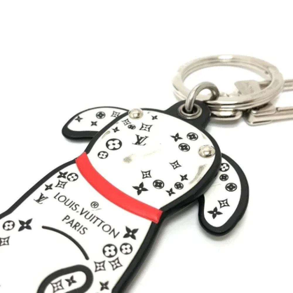Louis Vuitton Vintage Pre-owned Leather key-holders White Dames