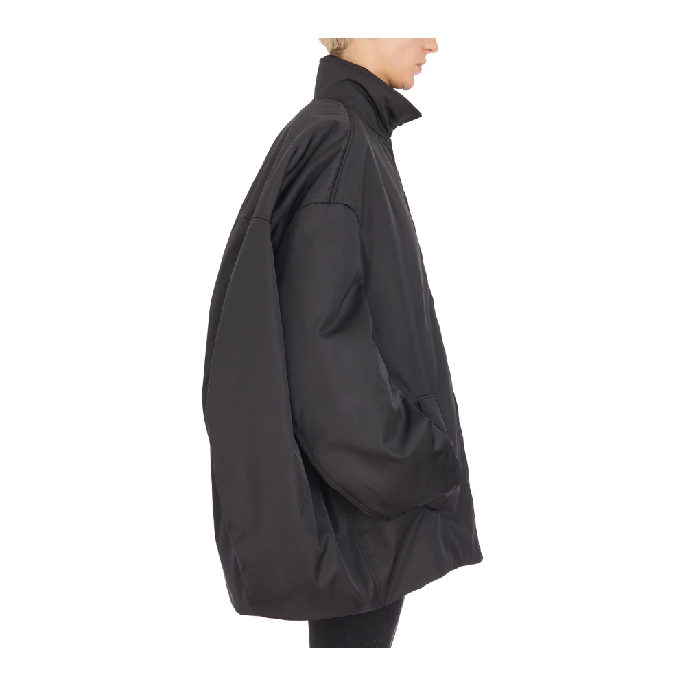 Marni Gewatteerde Cocoon Jas Black Dames