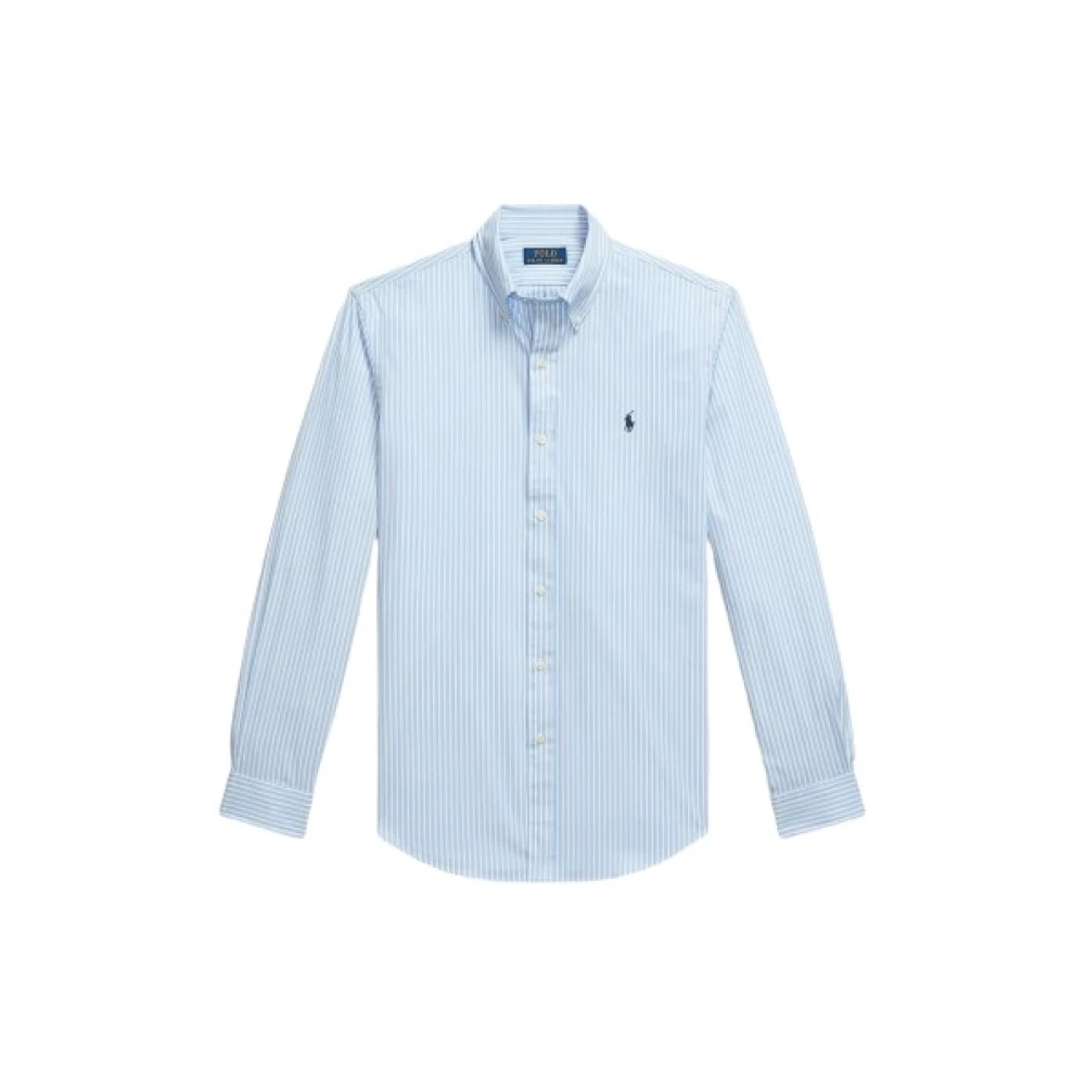Polo Ralph Lauren Mannelijk Blauw Gestreepte Overhemd