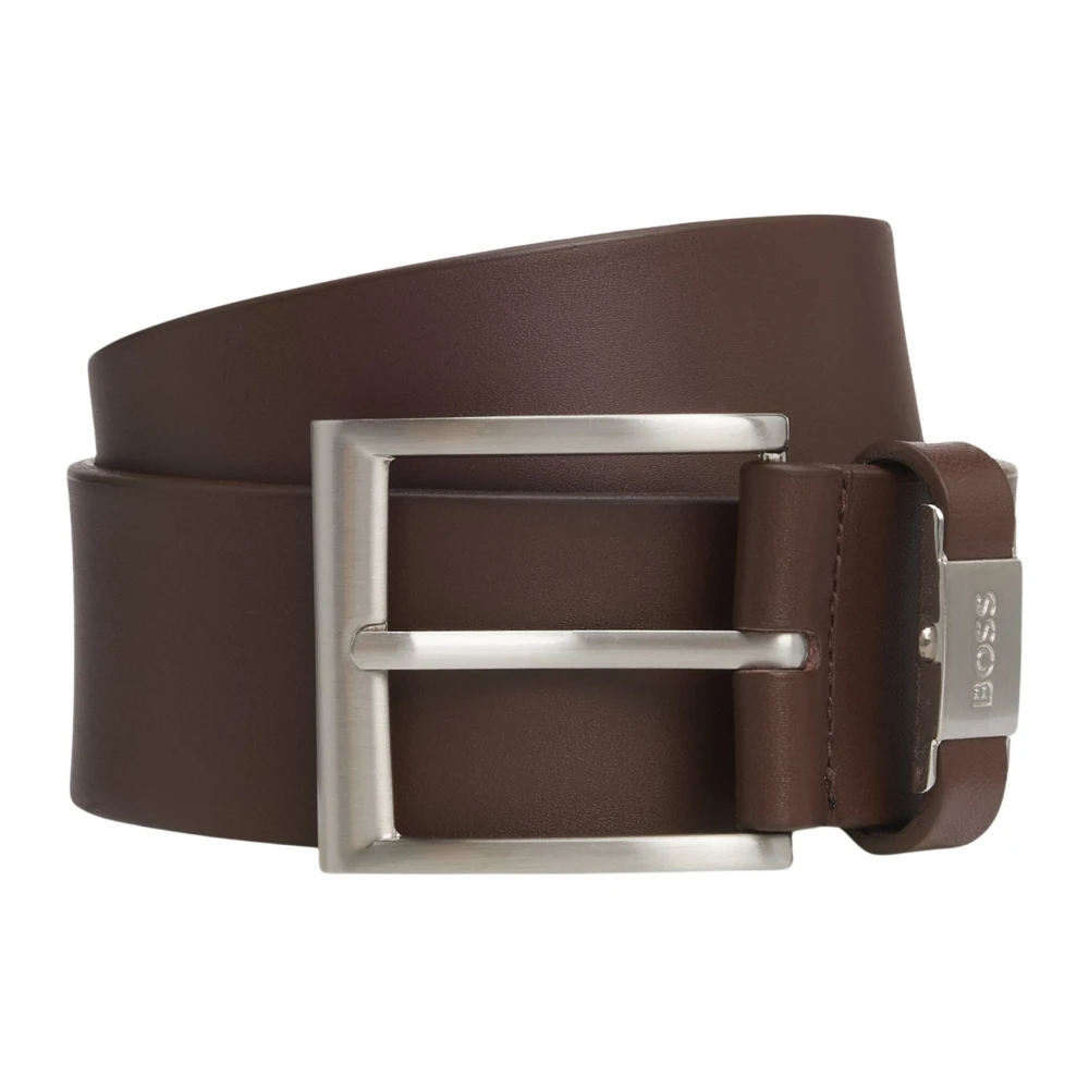 Hugo Brown Minimalist Belt - Male - Belts - 105 Cm - Accessories