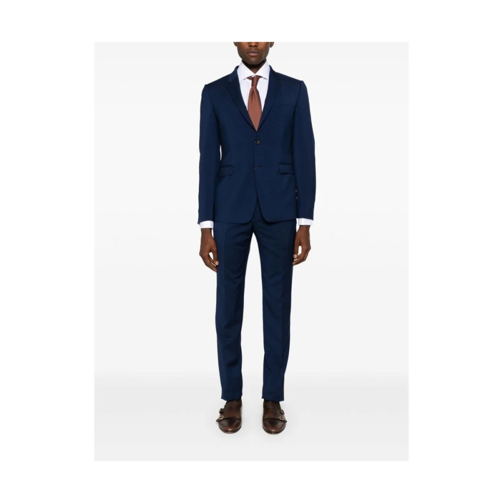 Reveres 1949 Ocean Blue Wollen Pak met Dartdetails Blue Heren