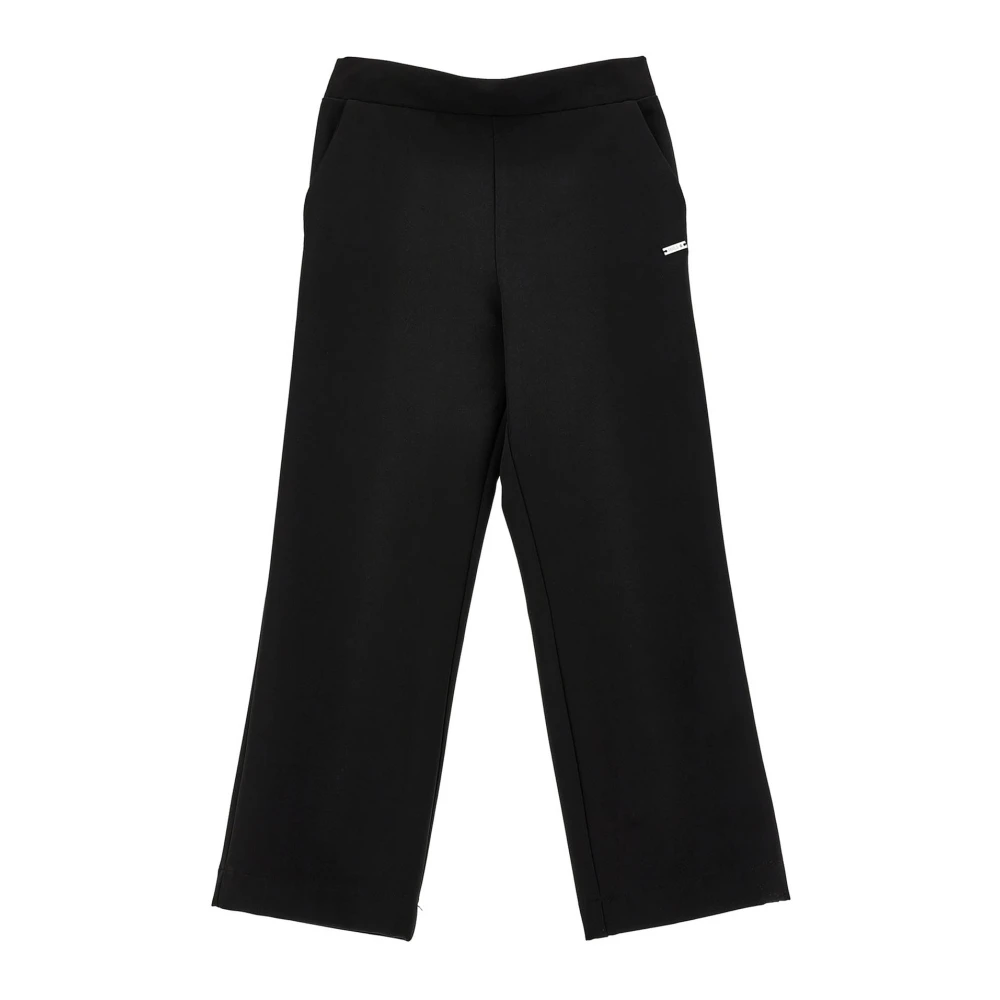 Monnalisa Girls Black Trousers, 14 Y, Palazzo Trousers