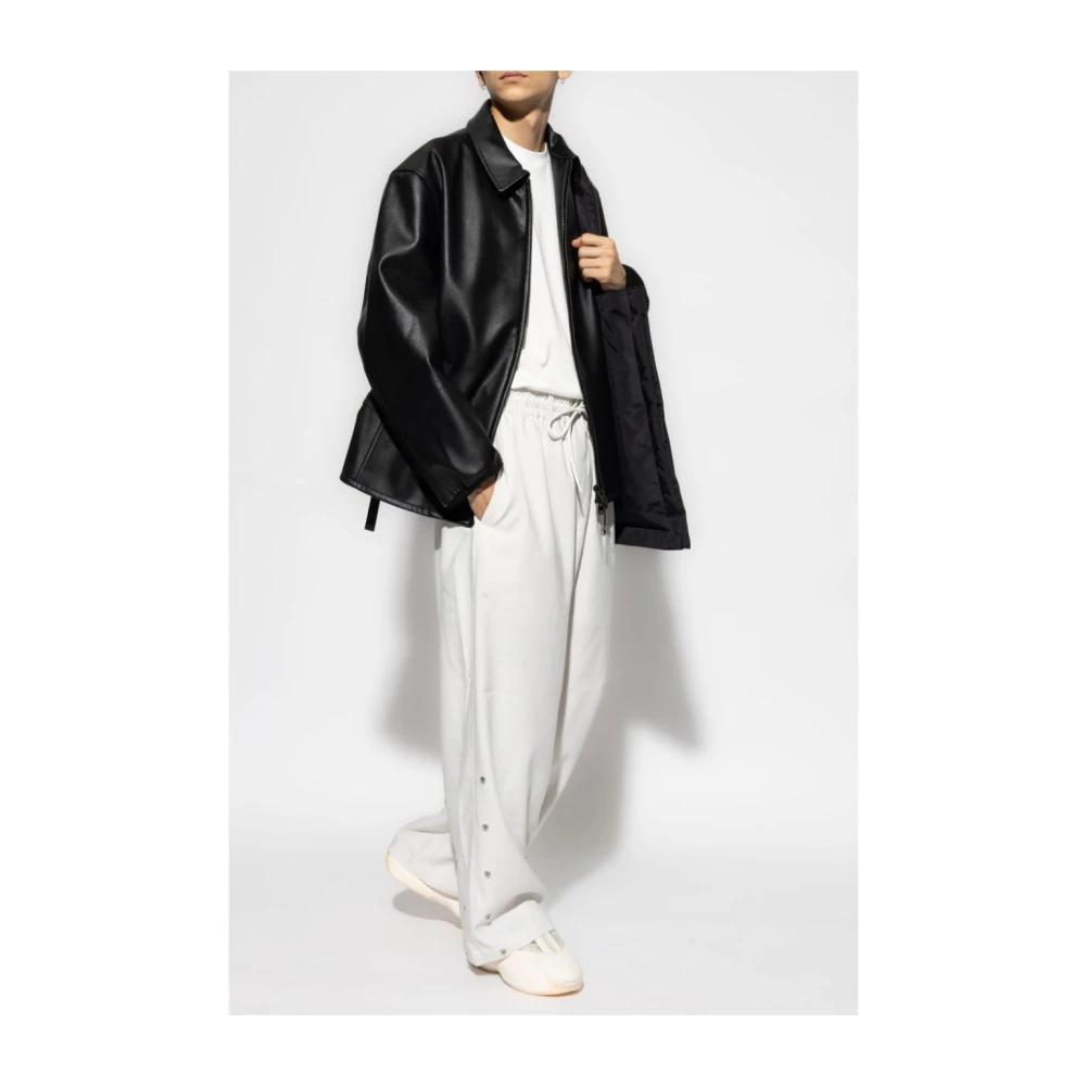 Y-3-Stripes Wijde Sportbroek Gray Heren