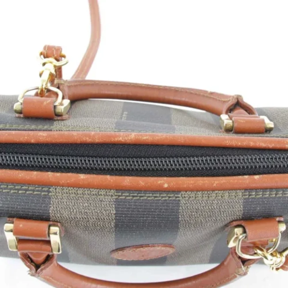 Fendi Vintage Pre-owned Canvas fendi-bags Brown Dames