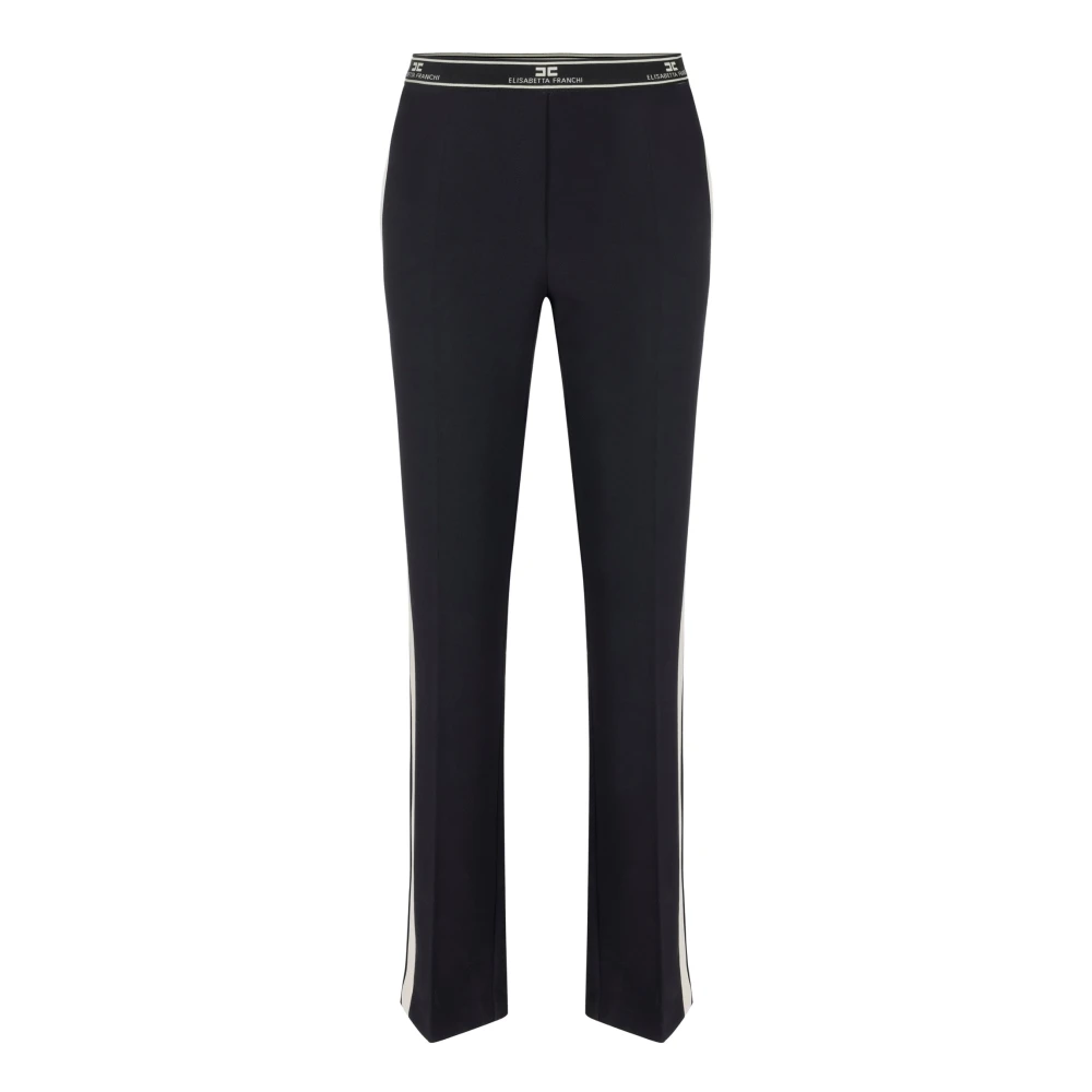 Elisabetta Franchi Stijlvolle Broek voor Vrouwen Black Dames