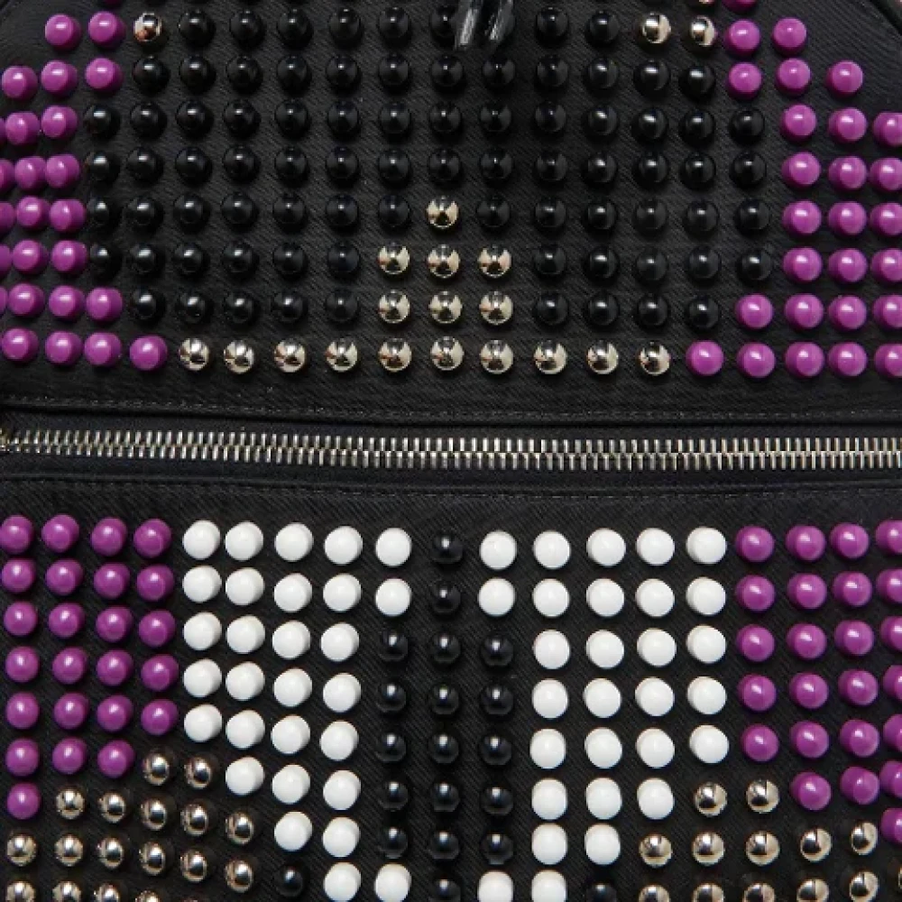 Fendi Vintage Pre-owned Nylon backpacks Black Dames