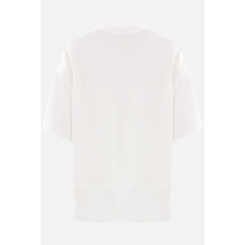 BRUNELLO CUCINELLI Beige Sweater met Techno Cotton Beige Dames