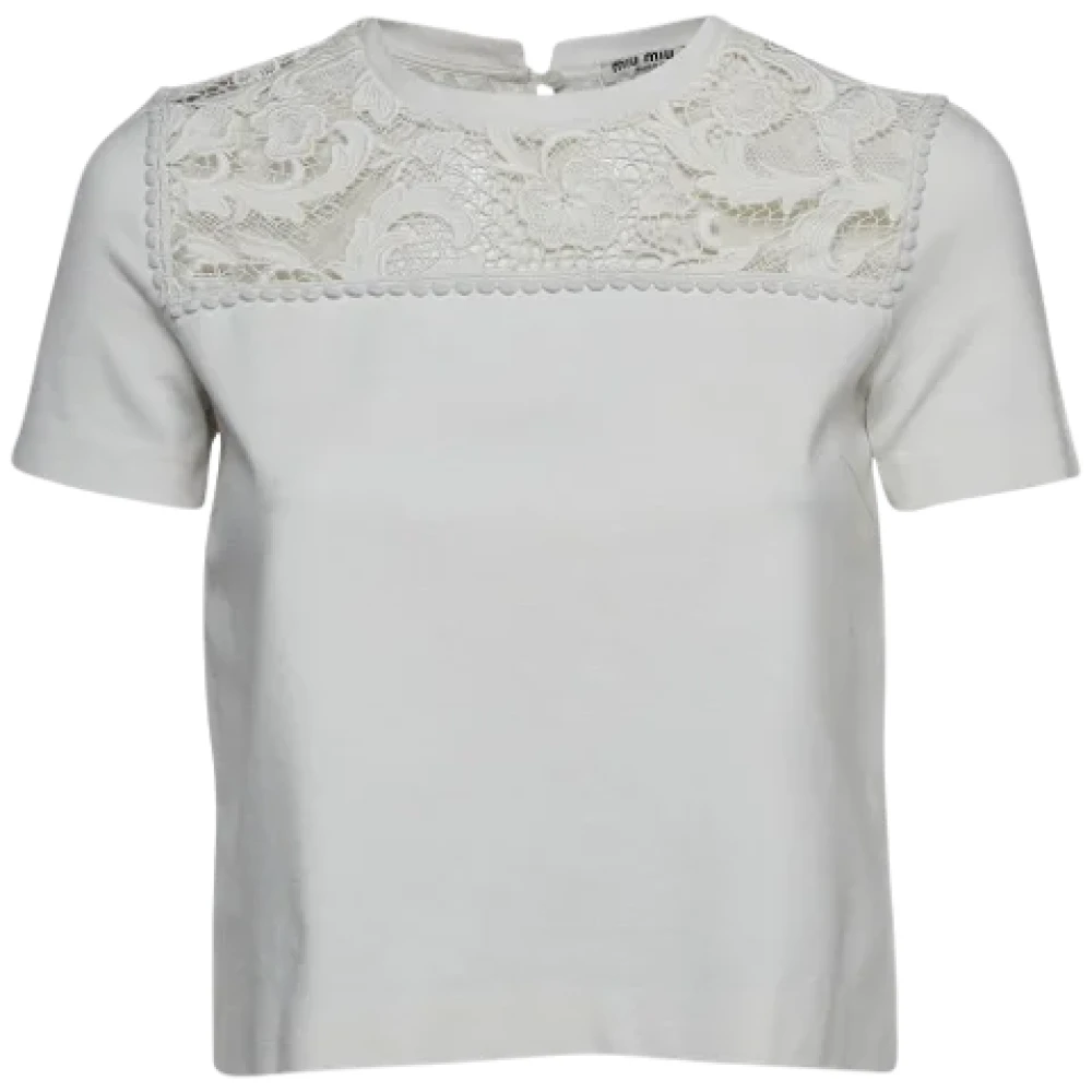 Miu Pre-owned Knit tops White Dames