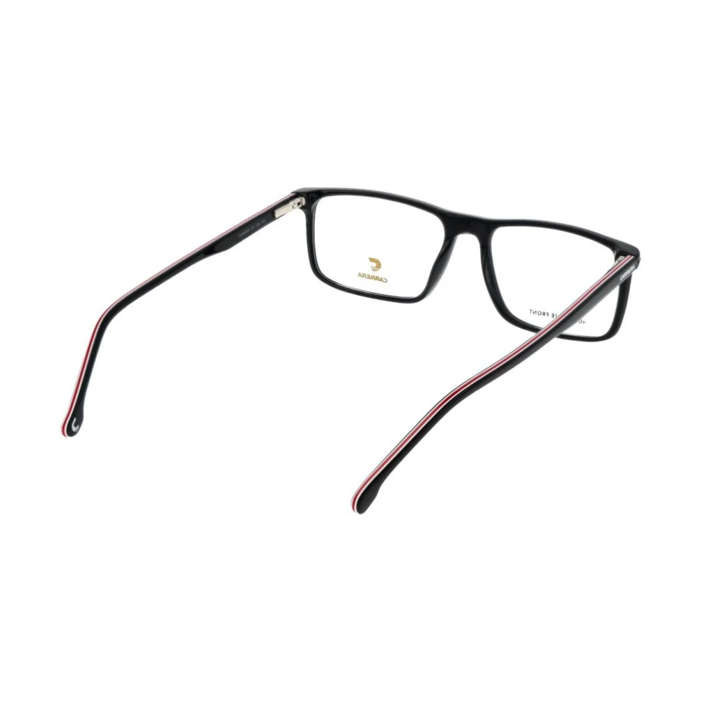 Carrera Zwarte Rechthoekige Optische Brillen Black Heren