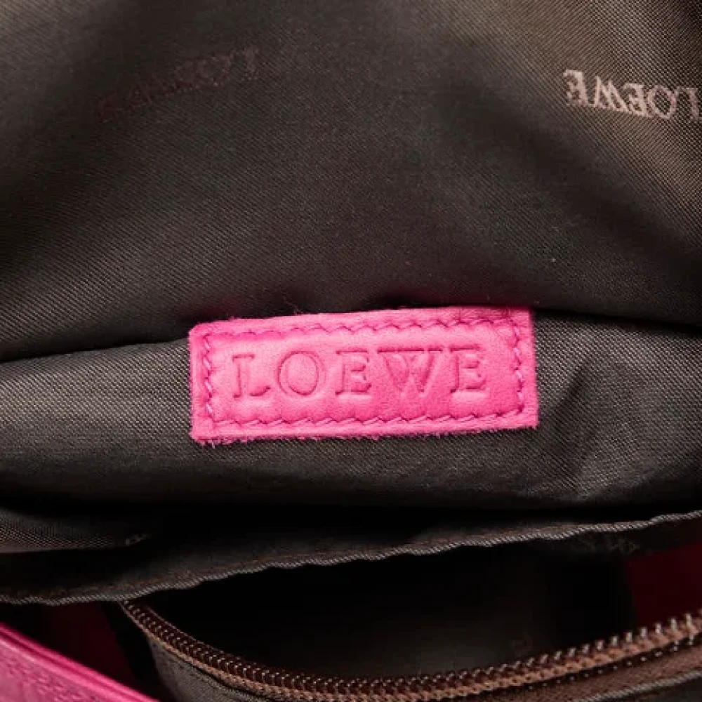 Loewe Pre-owned Leather handbags Pink Dames