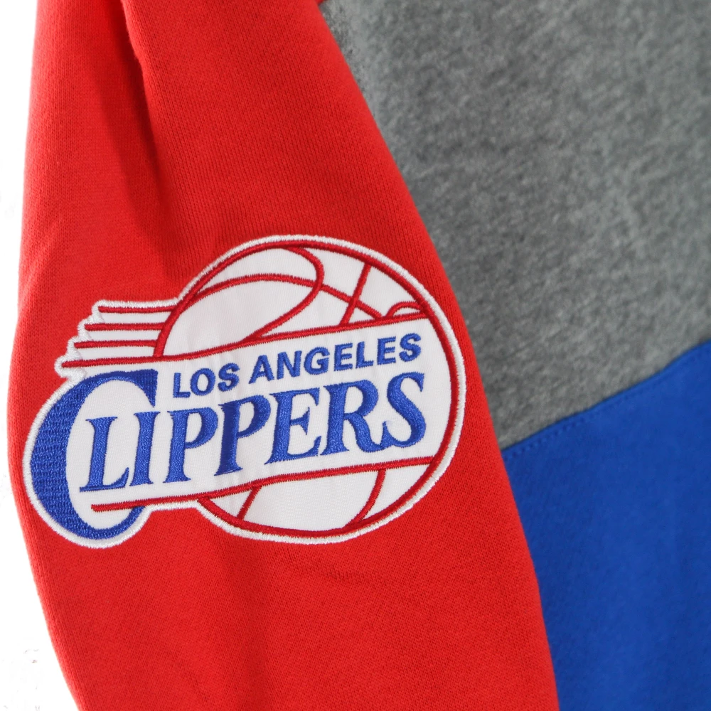 Mitchell & Ness NBA Color Blocked Fleece Hoodie Multicolor Heren