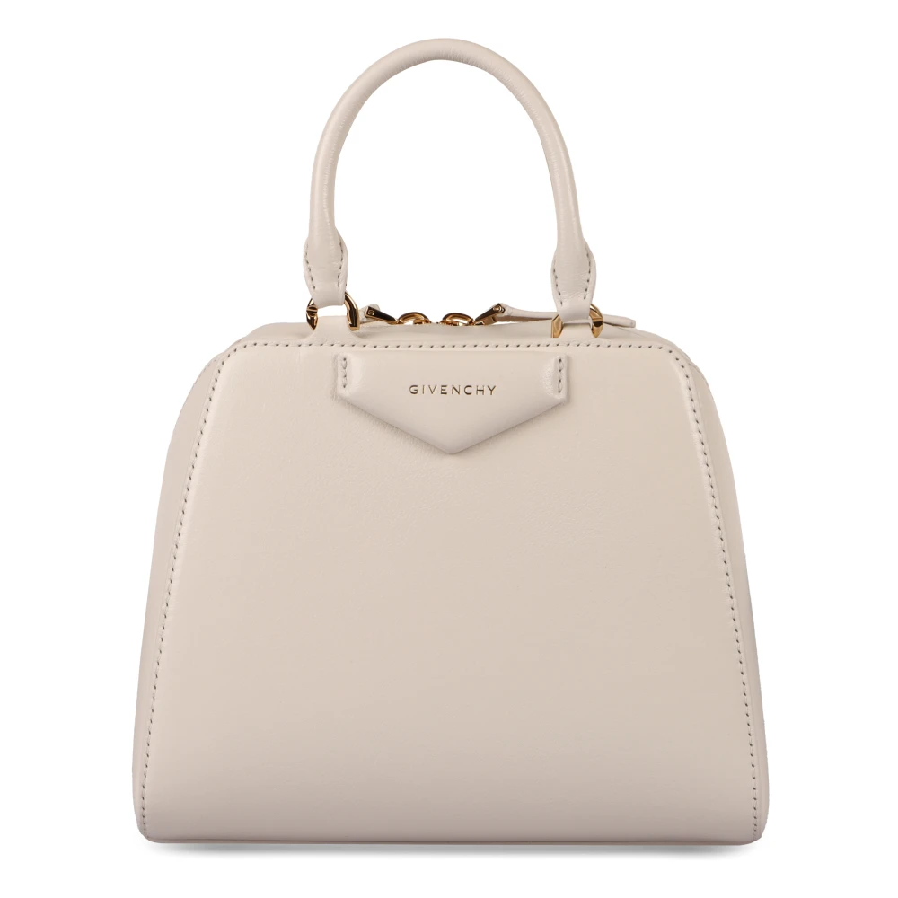 Givenchy Cube Mini Leren Tas Beige Dames
