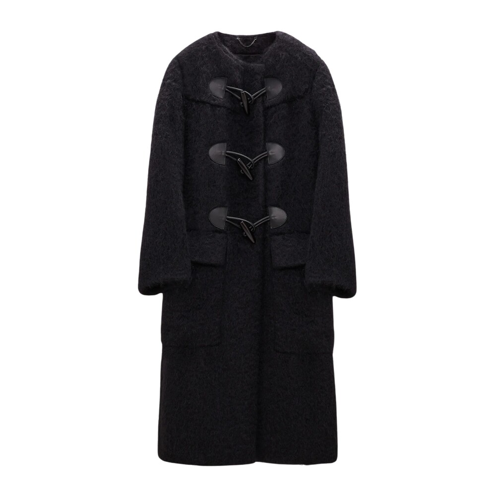 Black three shop quarter coat