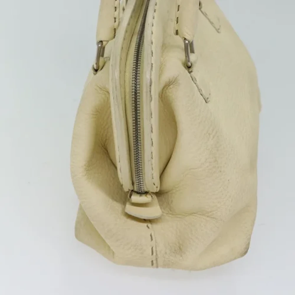 Fendi Vintage Pre-owned Canvas handbags Beige Dames