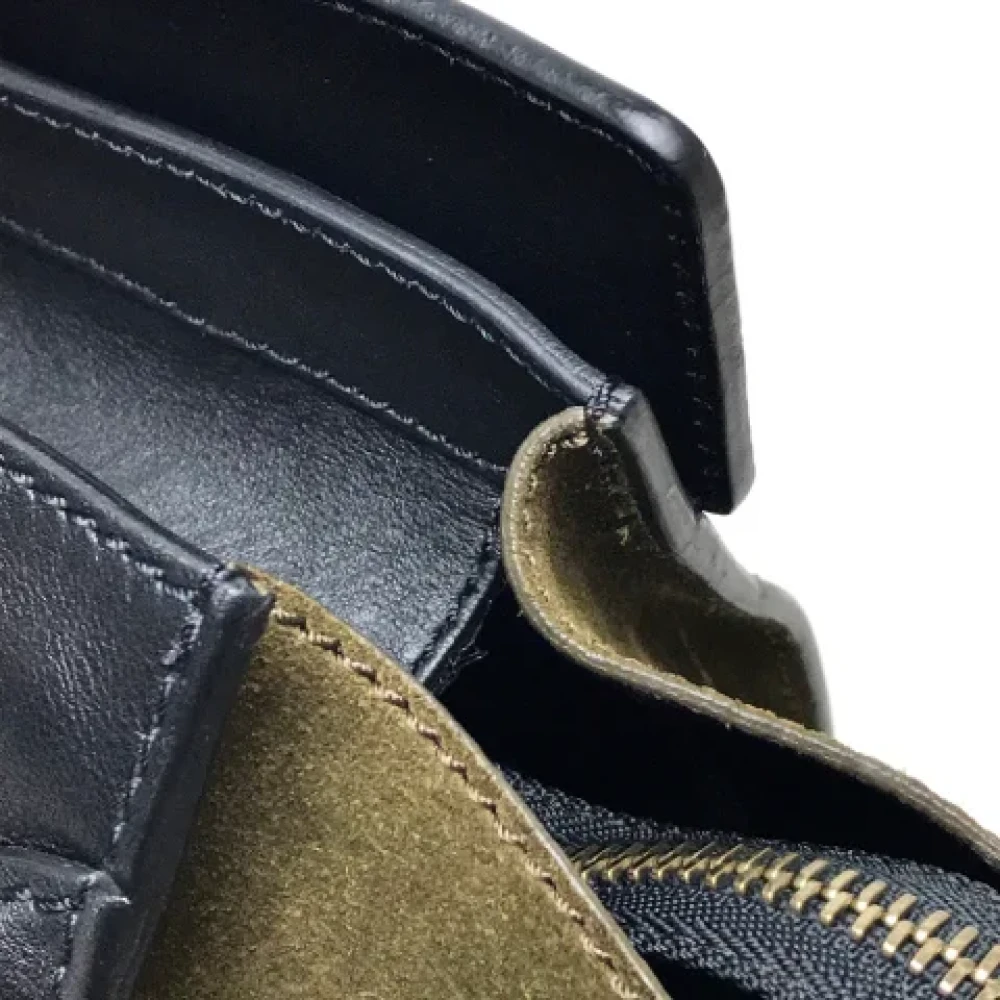 Celine Vintage Pre-owned Leather totes Green Dames