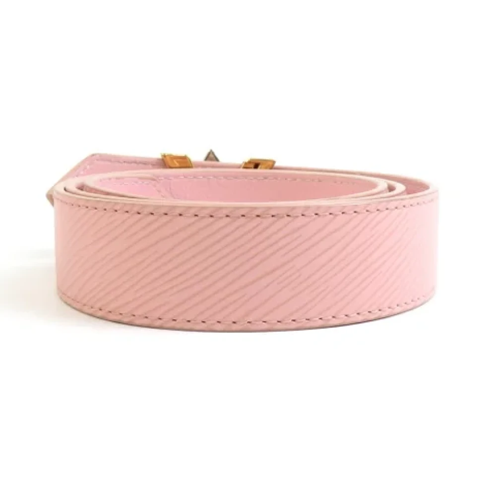 Louis Vuitton Vintage Pre-owned Leather belts Pink Dames