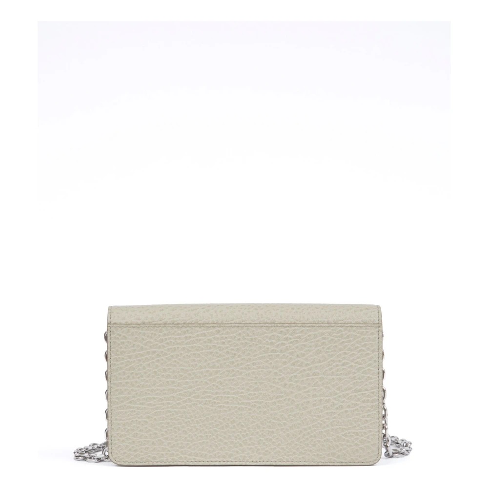 Maison Margiela Stijlvolle Kettingportemonnee Gray Dames