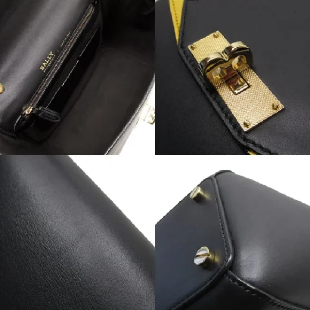 Bally Pre-owned Fabric shoulder-bags Black Dames