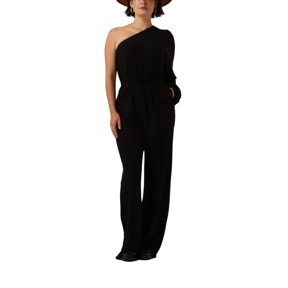 Refined Department Zwarte Jumpsuit Fenne Black Dames