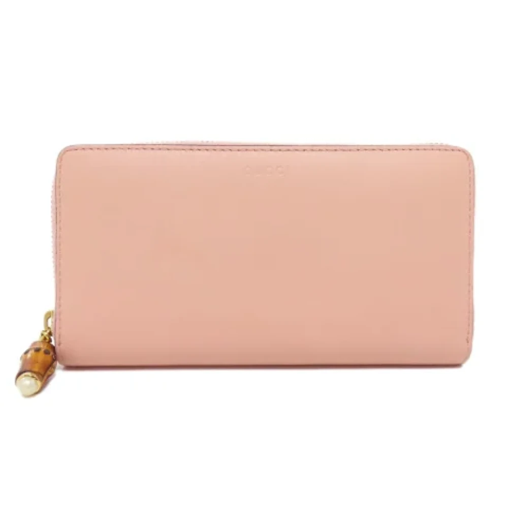 Gucci Vintage Pre-owned Leather wallets Pink Dames