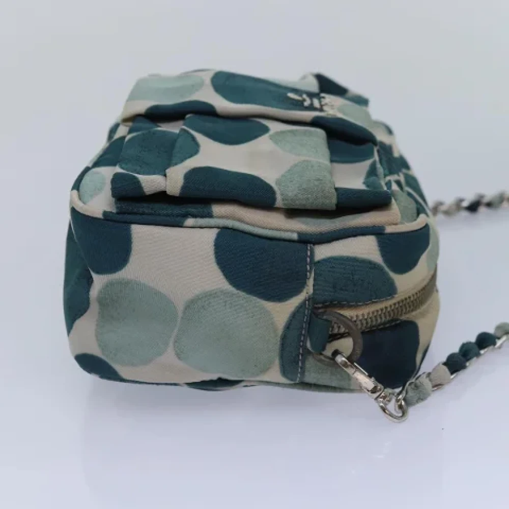 Prada Vintage Pre-owned Fabric prada-bags Blue Dames