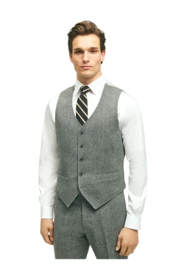 Medium Grey Wool Vest