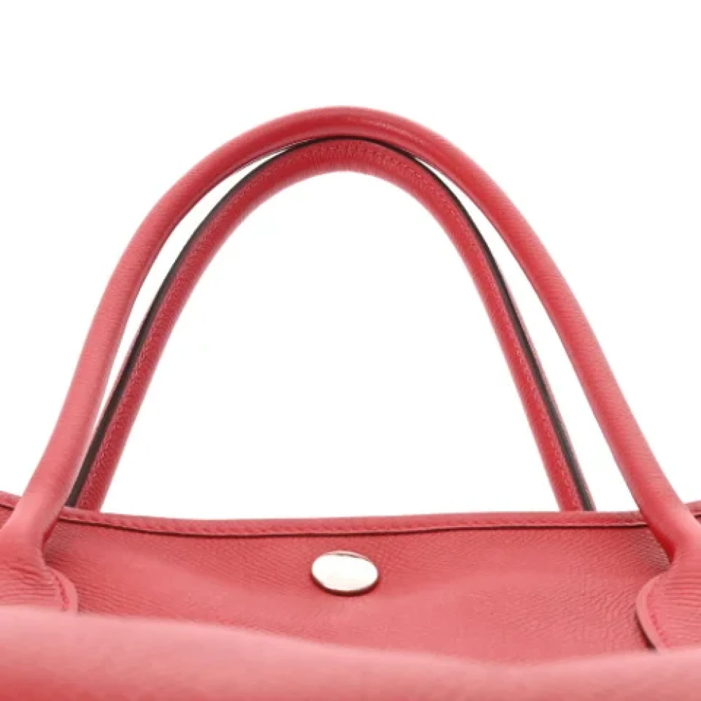 Hermès Vintage Pre-owned Leather handbags Red Dames