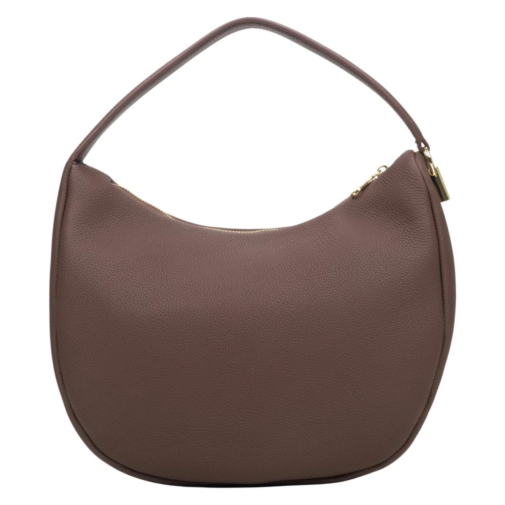 Estro Dames Bruine Halvemaantasje gemaakt van Echt Leer Er00114203 Brown Dames