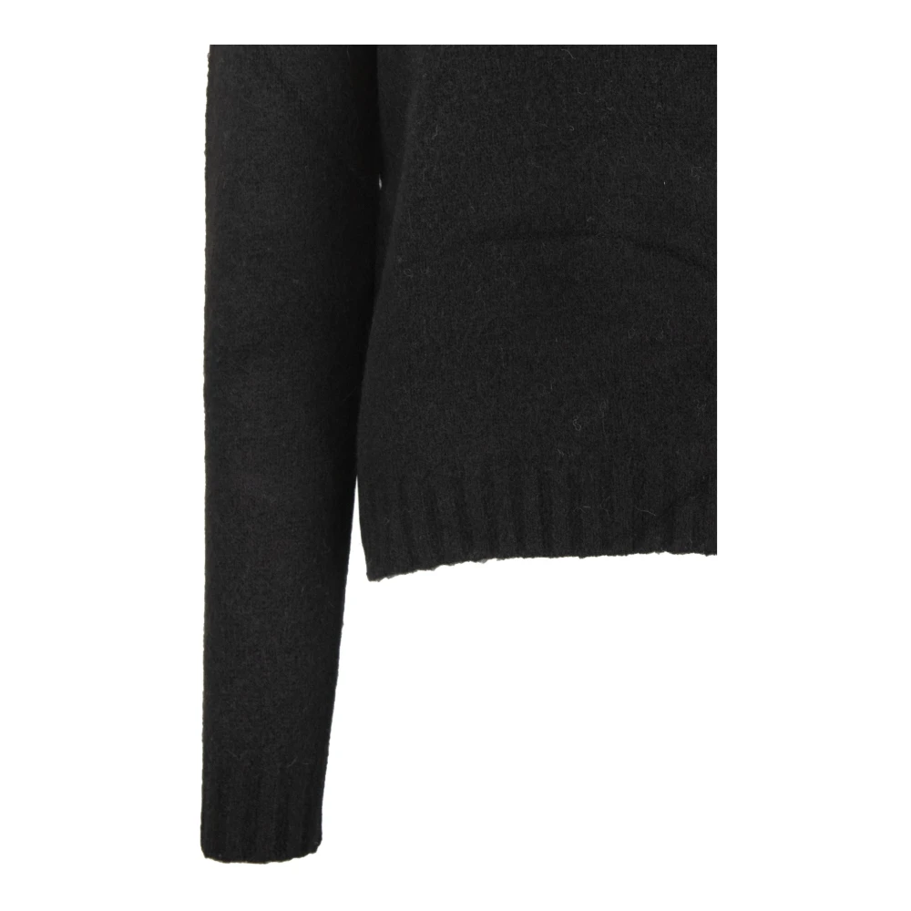 Colmar Dames Pullover Trui met Geribbelde Randen Black Dames