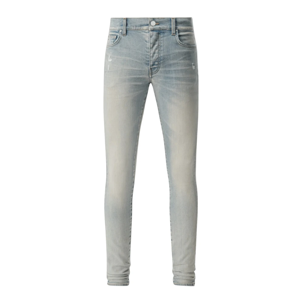 Amiri Men's Blue Slim Fit Jeans, W33, Stack Jean