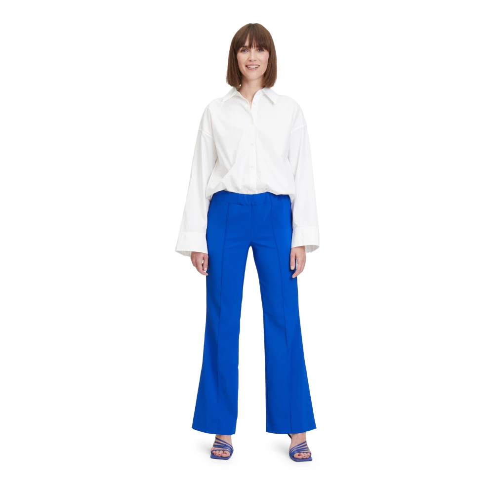 Vera Mont Trousers Blue Dames