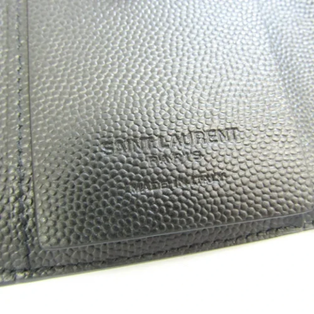 Yves Saint Laurent Vintage Pre-owned Leather key-holders Black Dames
