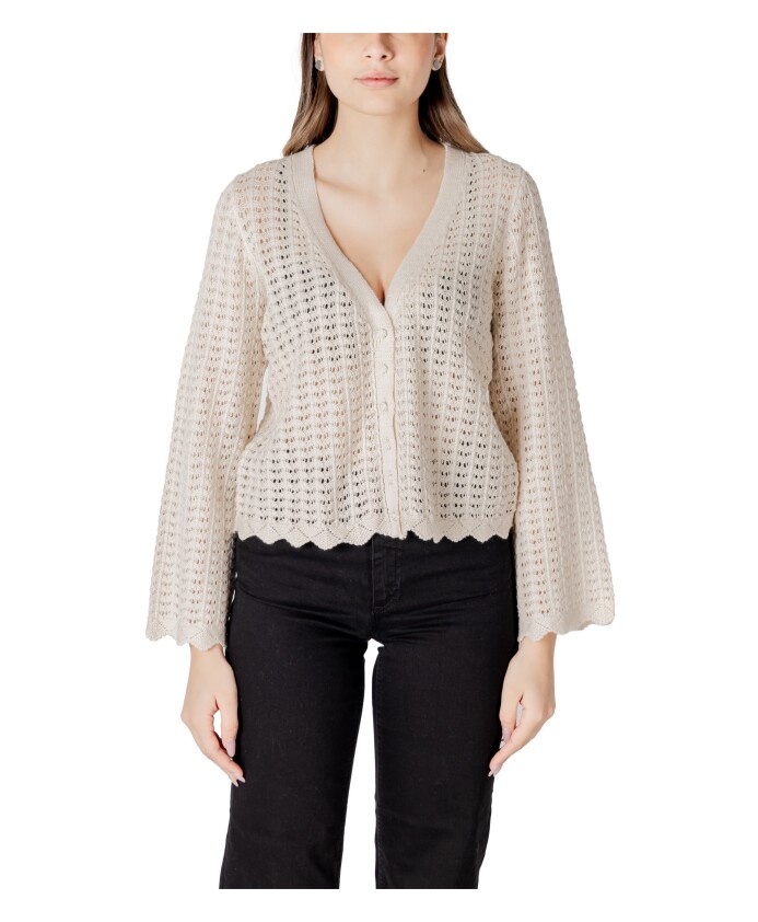 beige-v-neck-button-cardigan