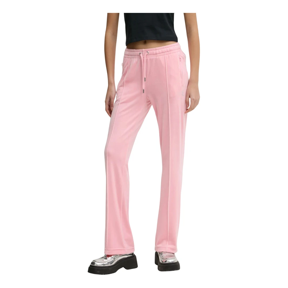 Juicy Couture - Velour Diamanté Jogginghose - Trousers - Damen - Rosa - Xl - Bild 2
