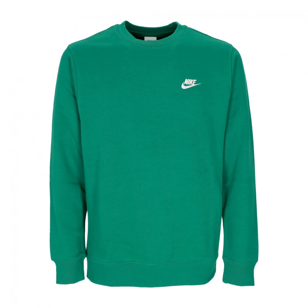Nike Club Crew Sweatshirt Green Heren