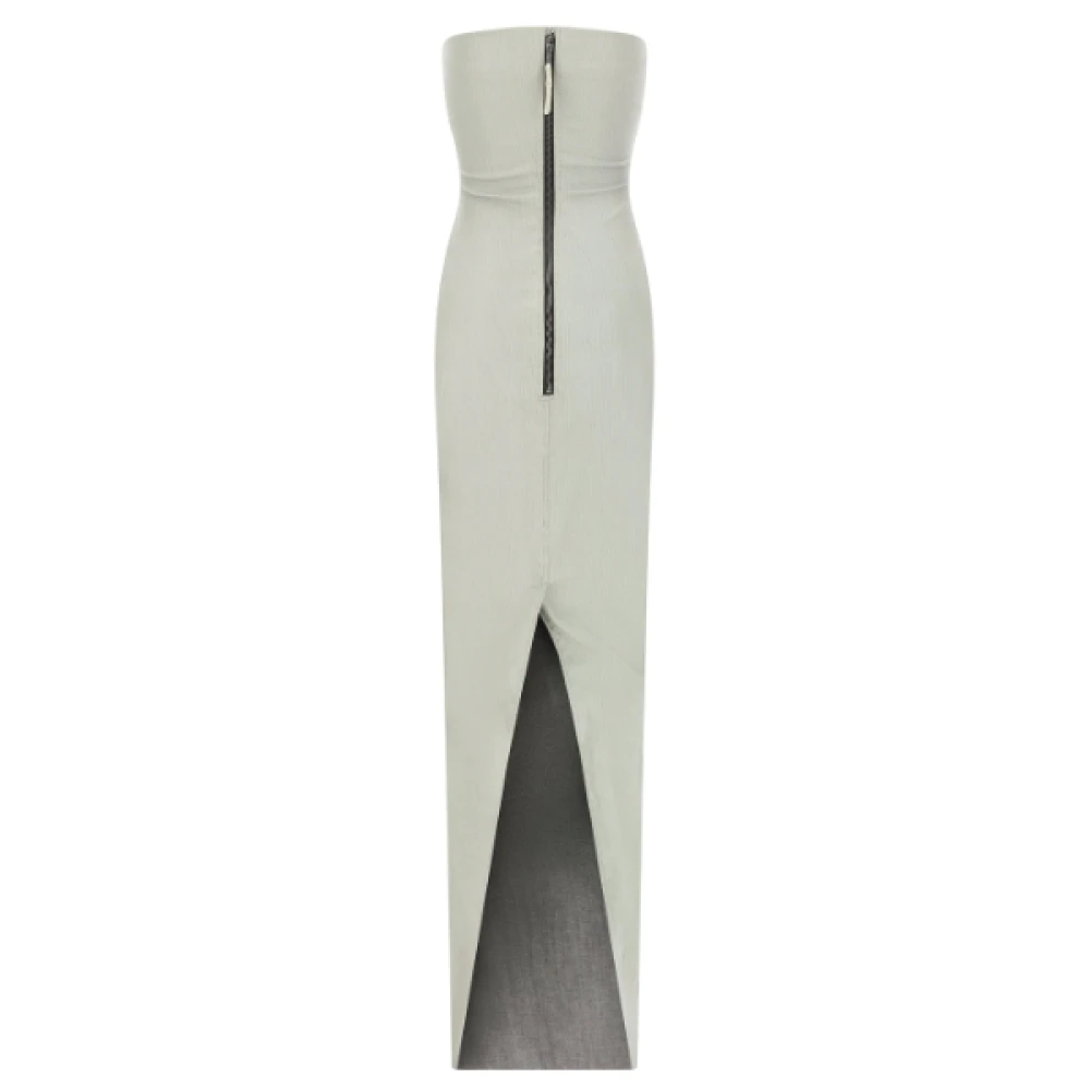 Rick Owens Denim Prong Jurk Gray Dames