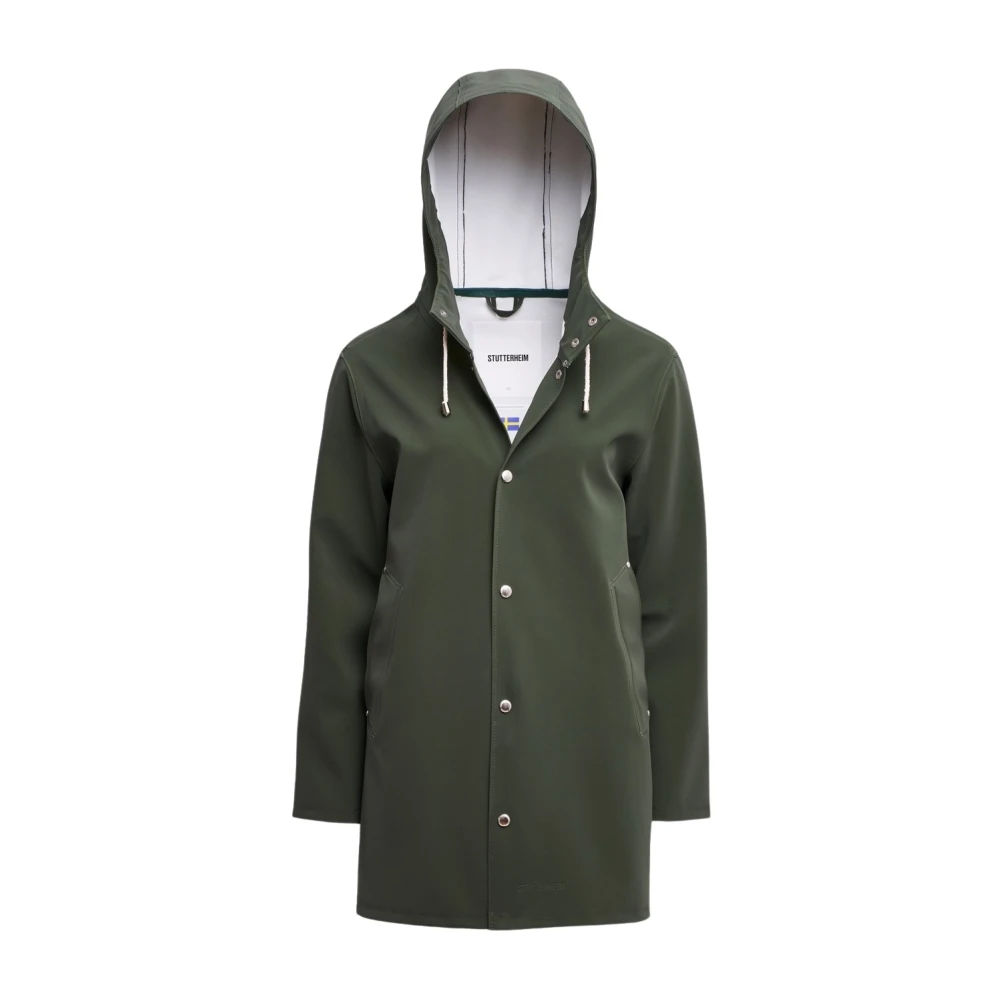 Stutterheim Lichtgewicht Matte Regenjas Green Unisex