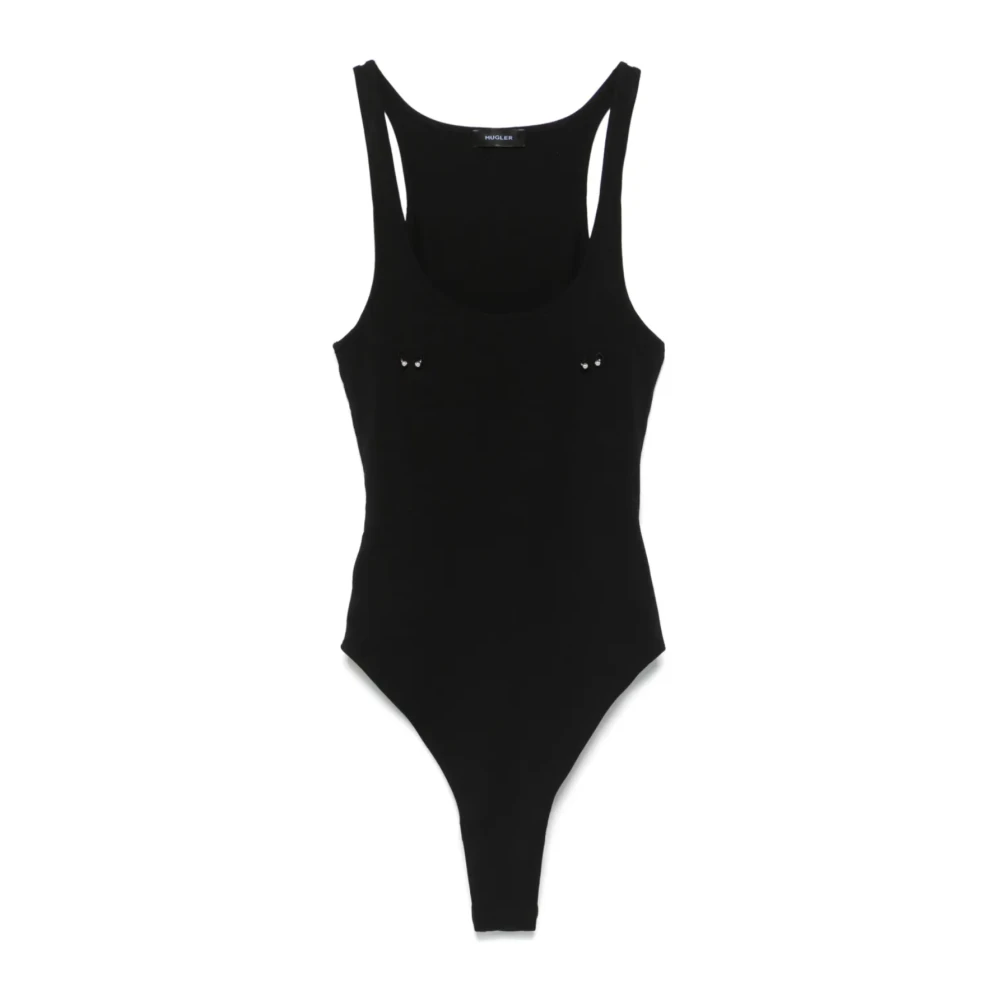 Mugler Zwarte Body Piercing Sieraden Black Dames